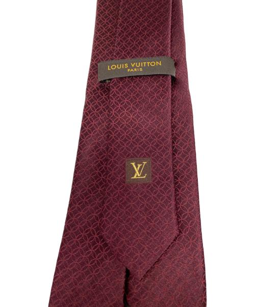LOUIS VUITTON（ルイ ヴィトン）LOUIS VUITTON (ルイ ヴィトン) シルクネクタイ レッド サイズ:不明の古着・服飾アイテム