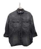 GALLARDA GALANTEガリャルダガランテ）の古着「デニムオーバーシャツ」｜グレー