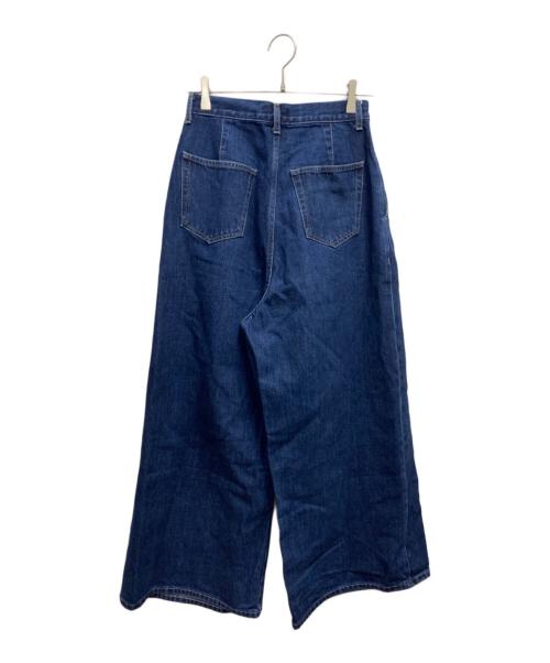GALLARDA GALANTE（ガリャルダガランテ）GALLARDA GALANTE (ガリャルダガランテ) タックワイドデニム ネイビーの古着・服飾アイテム