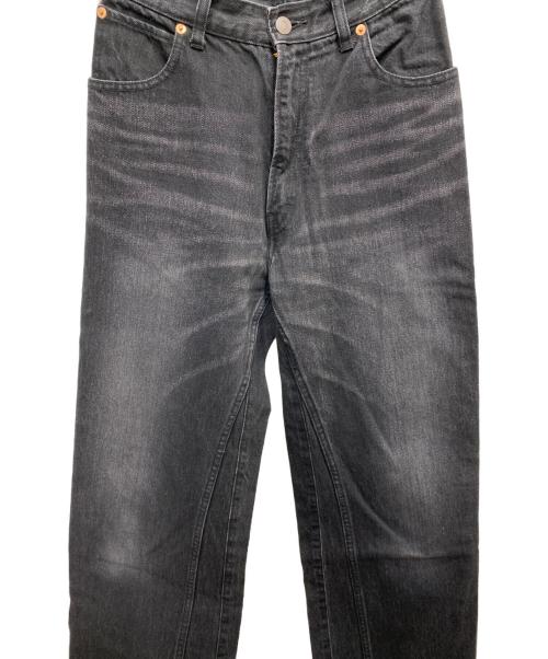 GALLARDA GALANTE（ガリャルダガランテ）GALLARDA GALANTE (ガリャルダガランテ) パッチワークストレートデニム ブラックの古着・服飾アイテム