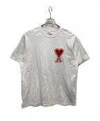 AMI Alexandre Mattiussiアミアレクサンドルマテュッシ）の古着「ビッグハートTシャツ」｜ホワイト