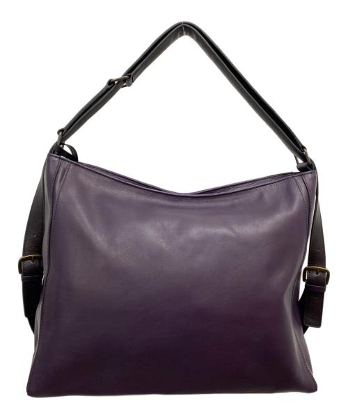 MOTHERHOUSE（マザーハウス）MOTHERHOUSE (マザーハウス) 2WAYショルダーバッグ パープルの古着・服飾アイテム