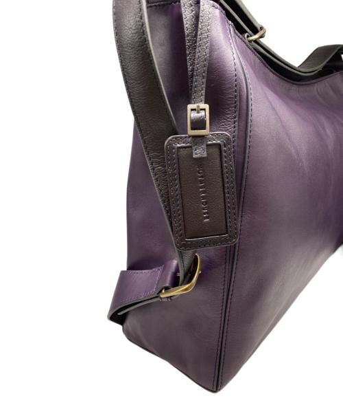 MOTHERHOUSE（マザーハウス）MOTHERHOUSE (マザーハウス) 2WAYショルダーバッグ パープルの古着・服飾アイテム