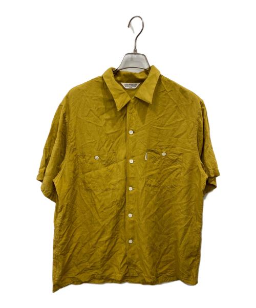 COOTIE（クーティー）COOTIE (クーティー) 半袖開襟レーヨンシャツ イエロー サイズ:Ｌの古着・服飾アイテム