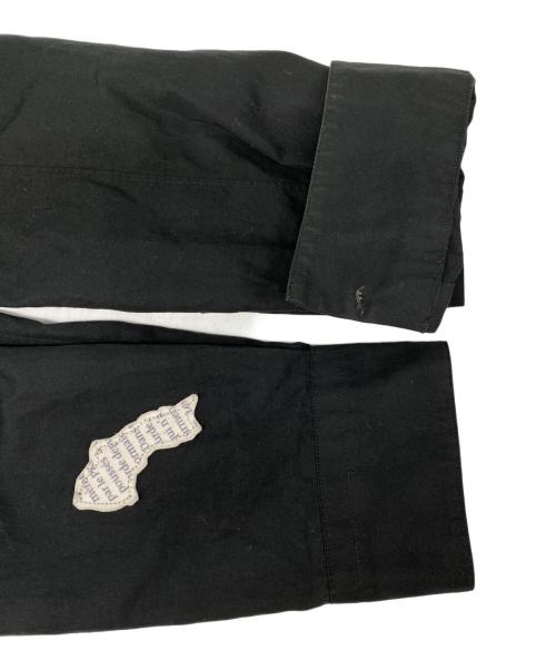 ALMOSTBLACK（オールモストブラック）ALMOSTBLACK (オールモストブラック) ワッペンシャツ ブラック サイズ:2の古着・服飾アイテム