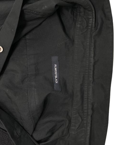 ALMOSTBLACK（オールモストブラック）ALMOSTBLACK (オールモストブラック) ワッペンシャツ ブラック サイズ:2の古着・服飾アイテム