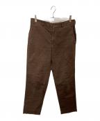 tricot COMME des GARCONSトリココムデギャルソン）の古着「ストライプ柄パンツ」｜ブラウン