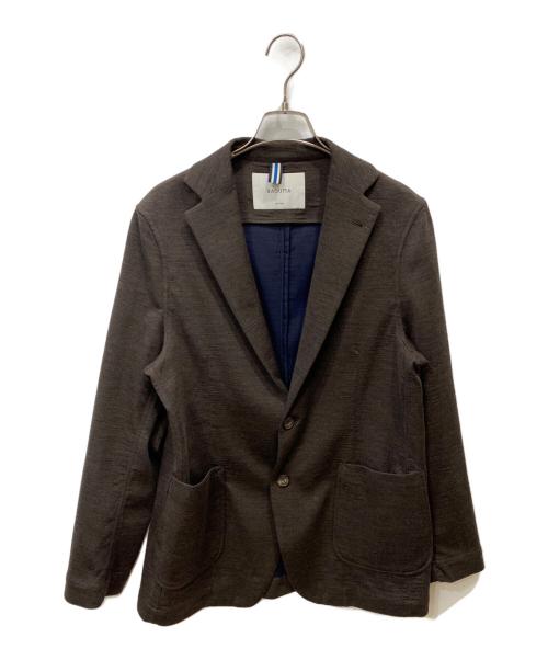 Bagutta（バグッタ）Bagutta (バグッタ) ウールテーラードジャケット ブラウン サイズ:48の古着・服飾アイテム
