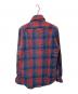Finamore (フィナモレ) チェックネルシャツ レッド×ブルー サイズ:S：5000円