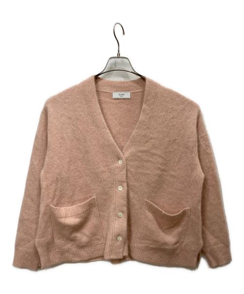SLOBE IENA（スローブ イエナ）SLOBE IENA (スローブ イエナ) フォックスウールカシミヤ カーディガン ピンク サイズ:FREEの古着・服飾アイテム