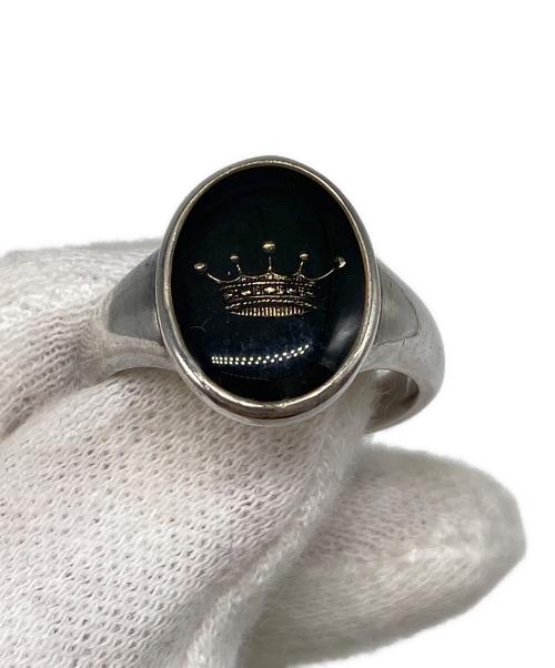 tikashi（チカシ）Tikashi (チカシ) リング シルバー×ブラック サイズ:17号の古着・服飾アイテム