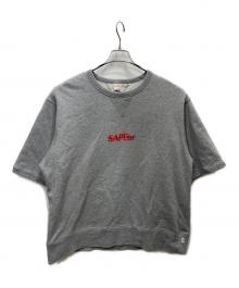 SAPEur×MASATOSHI HAMADA（サプール×マサトシ ハマダ）の古着「半袖プリントスウェット」｜グレー