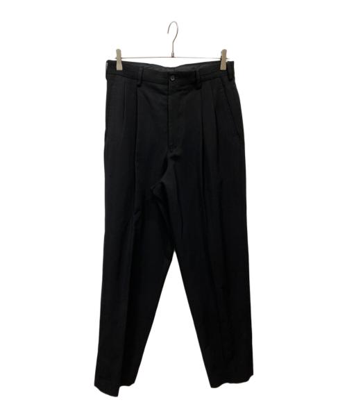 Yohji Yamamoto pour homme（ヨウジヤマモト プールオム）Yohji Yamamoto pour homme (ヨウジヤマモト プールオム) タックパンツ ブラック サイズ:Mの古着・服飾アイテム
