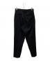Yohji Yamamoto pour homme (ヨウジヤマモト プールオム) タックパンツ ブラック サイズ:M：13000円