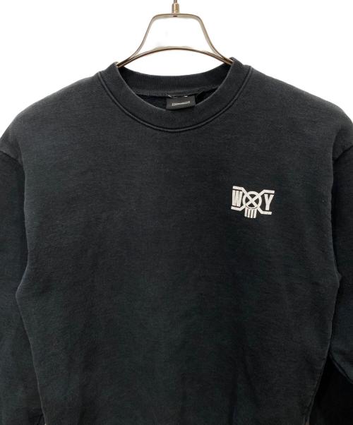WASTED YOUTH（ウェイステッドユース）Wasted Youth (ウエステッド ユース) クルーネックスウェット ブラック サイズ:Sの古着・服飾アイテム
