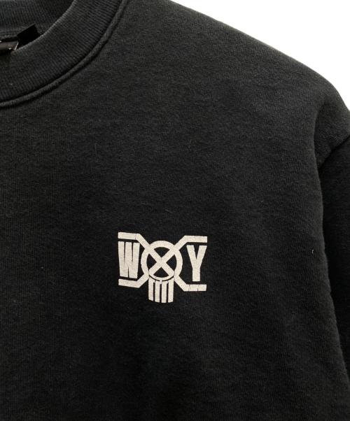 WASTED YOUTH（ウェイステッドユース）Wasted Youth (ウエステッド ユース) クルーネックスウェット ブラック サイズ:Sの古着・服飾アイテム