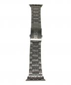 DIESELディーゼル）の古着「APPLE WATCH バンド」｜シルバー