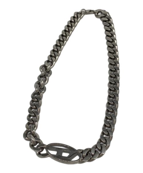 DIESEL（ディーゼル）DIESEL (ディーゼル) ステンレススチールネックレス シルバーの古着・服飾アイテム