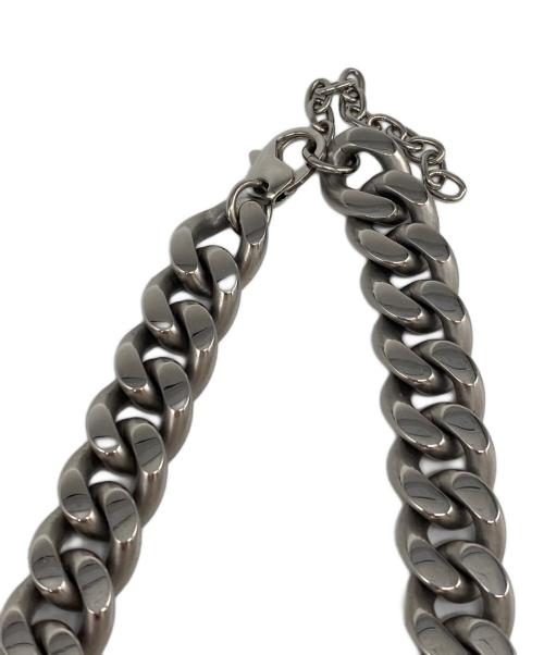 DIESEL（ディーゼル）DIESEL (ディーゼル) ステンレススチールネックレス シルバーの古着・服飾アイテム