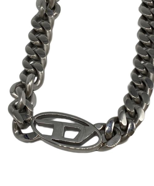 DIESEL（ディーゼル）DIESEL (ディーゼル) ステンレススチールネックレス シルバーの古着・服飾アイテム