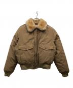 Schottショット）の古着「フライトダウンジャケット」｜ベージュ