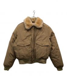 Schott（ショット）の古着「フライトダウンジャケット」｜ベージュ