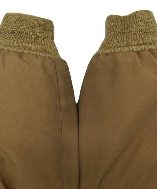 Schott（ショット）Schott (ショット) フライトダウンジャケット ベージュ サイズ:Lの古着・服飾アイテム