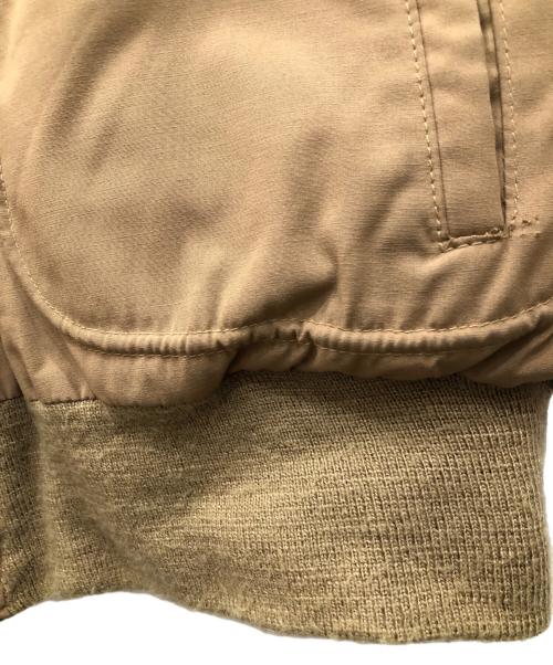 Schott（ショット）Schott (ショット) フライトダウンジャケット ベージュ サイズ:Lの古着・服飾アイテム