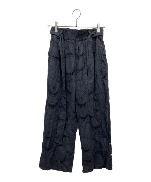 Lily Brown（リリーブラウン）Lily Brown (リリーブラウン) パッチワークレース2WAYパンツ ブラック サイズ:FREE 未使用品の古着・服飾アイテム