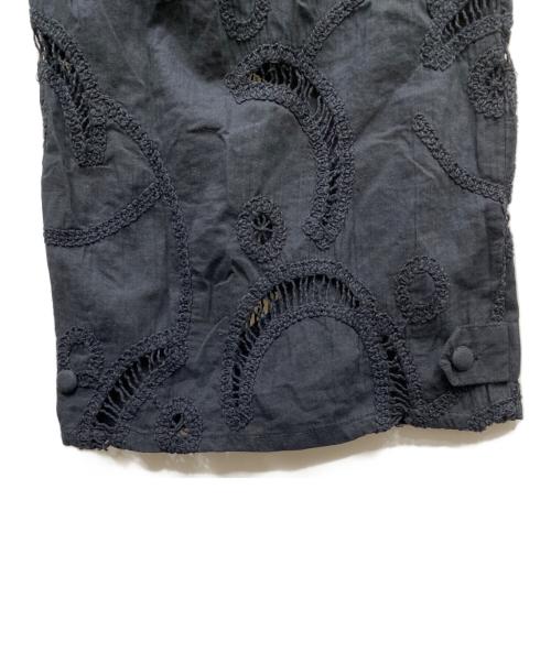 Lily Brown（リリーブラウン）Lily Brown (リリーブラウン) パッチワークレース2WAYパンツ ブラック サイズ:FREE 未使用品の古着・服飾アイテム