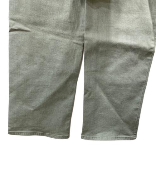 YANUK（ヤヌーク）YANUK (ヤヌーク) ストレートデニムパンツ グリーン サイズ:24の古着・服飾アイテム