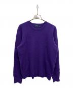 POLO RALPH LAURENポロ・ラルフローレン）の古着「ラムウールニット」｜パープル