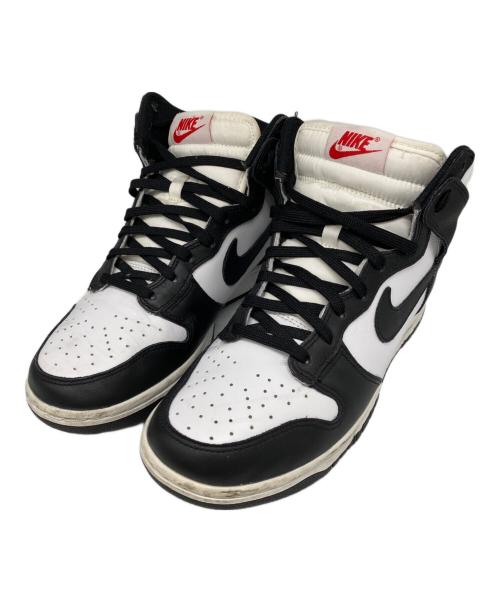 NIKE（ナイキ）NIKE (ナイキ) W DUNK HIGH ブラック×ホワイト サイズ:25㎝の古着・服飾アイテム