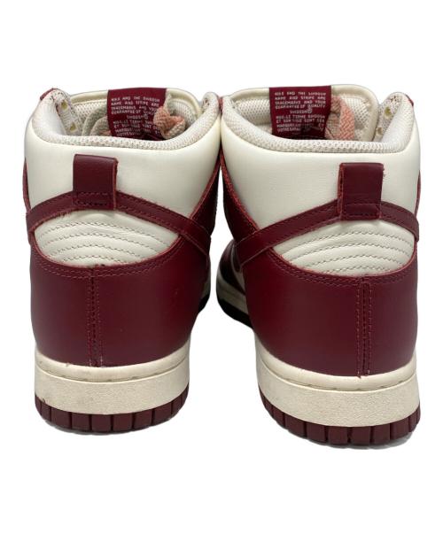 NIKE（ナイキ）NIKE (ナイキ) WMNS DUNK HIGH レッド×ホワイト サイズ:25㎝の古着・服飾アイテム