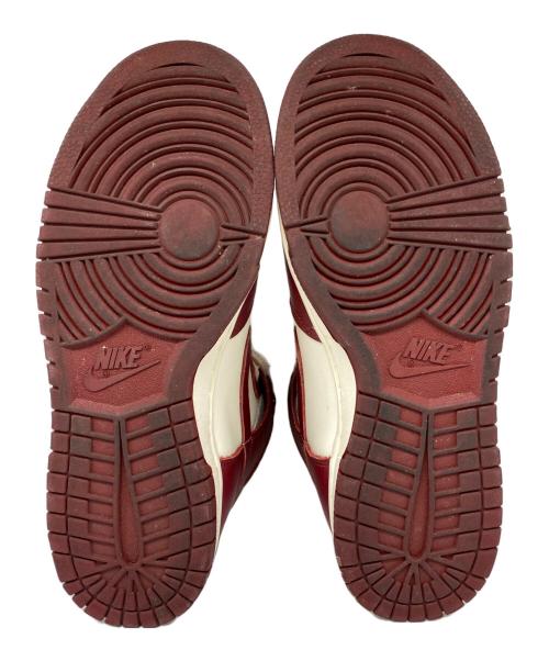 NIKE（ナイキ）NIKE (ナイキ) WMNS DUNK HIGH レッド×ホワイト サイズ:25㎝の古着・服飾アイテム