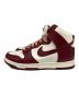 NIKE (ナイキ) WMNS DUNK HIGH レッド×ホワイト サイズ:25㎝：5000円
