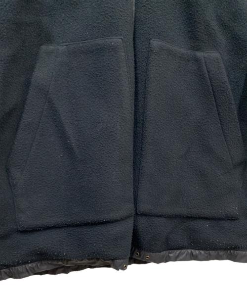 MONCLER（モンクレール）MONCLER (モンクレール) リバーシブルフリースジャケット ブラック サイズ:Lの古着・服飾アイテム
