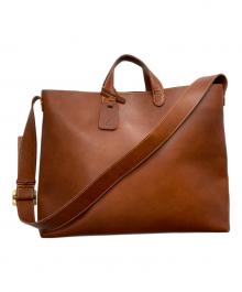 土屋鞄（ツチヤカバン）の古着「ディアリオ 2WAYトートバッグ」｜ブラウン