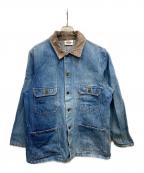 Dickiesディッキーズ）の古着「襟コーデュロイデニムジャケット」｜インディゴ