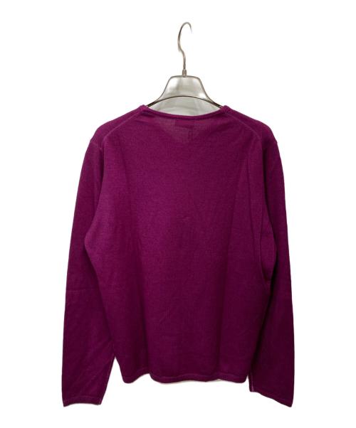 Cruciani（クルチアーニ）Cruciani (クルチアーニ) Vネックニット パープル サイズ:46 未使用品の古着・服飾アイテム