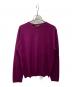 Cruciani（クルチアーニ）の古着「Vネックニット」｜パープル