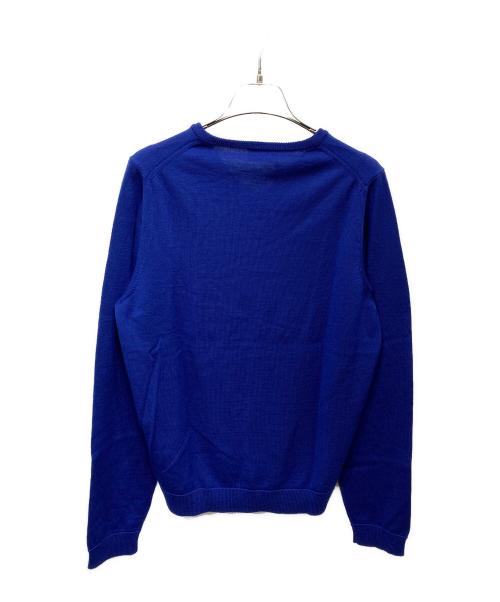 Drumohr（ドルモア）Drumohr (ドルモア) Vネックニット ブルー サイズ:46 未使用品の古着・服飾アイテム