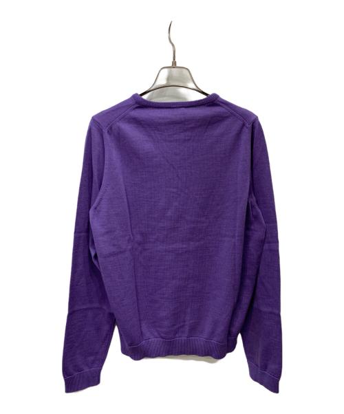 Drumohr（ドルモア）Drumohr (ドルモア) Vネックニット パープル サイズ:46 未使用品の古着・服飾アイテム