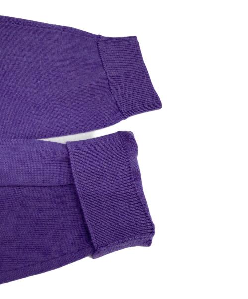 Drumohr（ドルモア）Drumohr (ドルモア) Vネックニット パープル サイズ:46 未使用品の古着・服飾アイテム