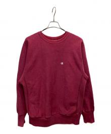 Champion（チャンピオン）の古着「リバースウィーブスウェット」｜レッド