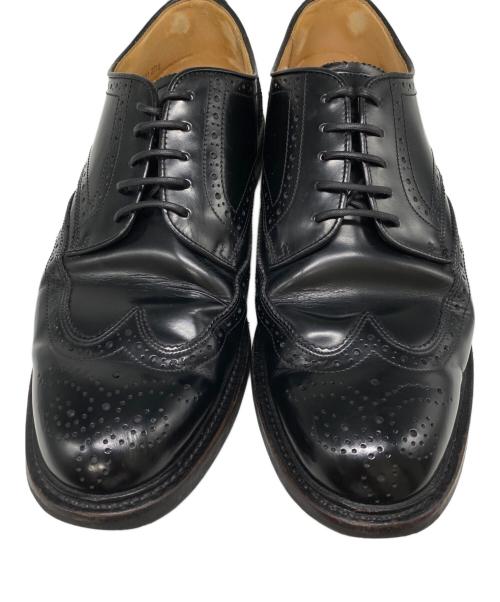 REGAL（リーガル）REGAL (リーガル) ウイングチップレザーシューズ ブラック サイズ:27 1/2の古着・服飾アイテム