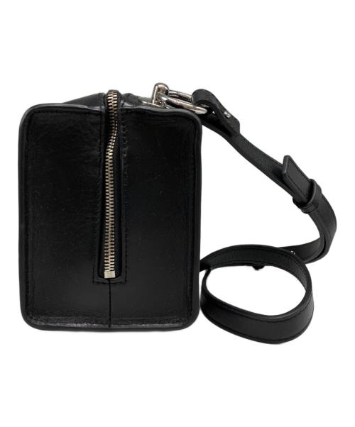 DIESEL（ディーゼル）DIESEL (ディーゼル) スタッズショルダーバッグ ブラックの古着・服飾アイテム