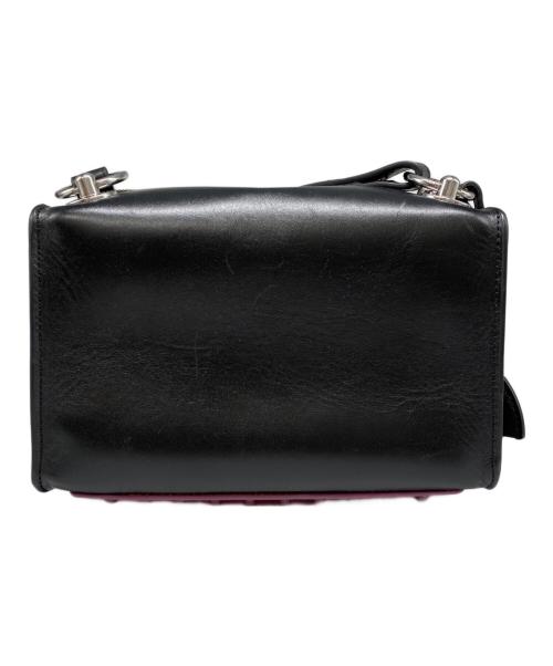 DIESEL（ディーゼル）DIESEL (ディーゼル) スタッズショルダーバッグ ブラックの古着・服飾アイテム