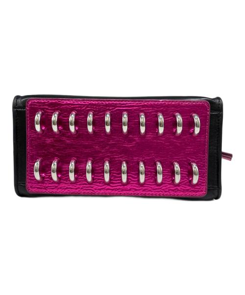 DIESEL（ディーゼル）DIESEL (ディーゼル) スタッズショルダーバッグ ブラックの古着・服飾アイテム