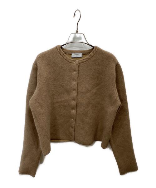SLOBE IENA（スローブ イエナ）SLOBE IENA (スローブ イエナ) ウォッシャブルファーリーダブルフェイスカーディガン ブラウン サイズ:-の古着・服飾アイテム